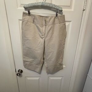 New York & Company Beige Women's Bermudas
